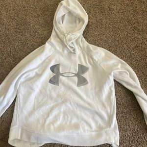 Women’s under armour white hoodie